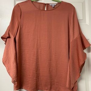 Ruffle Sleeve Blouse